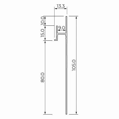 ТЕНЕВОЙ ШОВ ПЛИНТУС  ЛИКОРН ЛАЙН