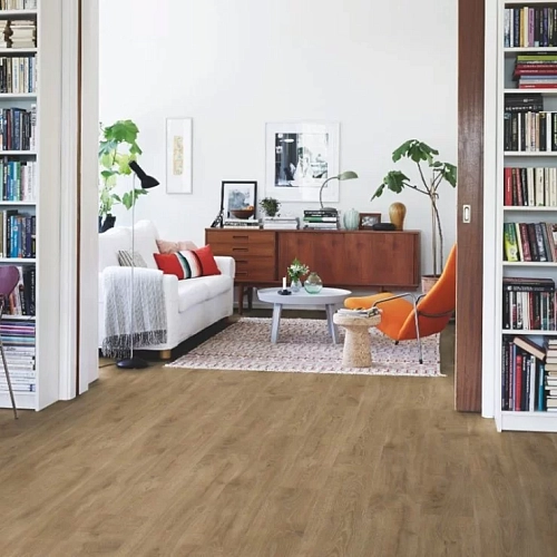 ДУБ ГОРНЫЙ ТЁМНЫЙ КВАРЦ ВИНИЛ PERGO LVT OPTIMUM MODERN PLANK GLUE