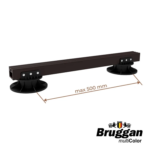 ЛАГА АЛЮМИНИЕВАЯ ТЕРРАСНАЯ ДОСКА  BRUGGAN MULTICOLOR в интерьере № 46158