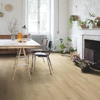 ДУБ БЕЖЕВЫЙ РУСТИКАЛЬНЫЙ ЛАМИНАТ  QUICK-STEP  CLASSIC PLUS HУDRO ламинат для пола