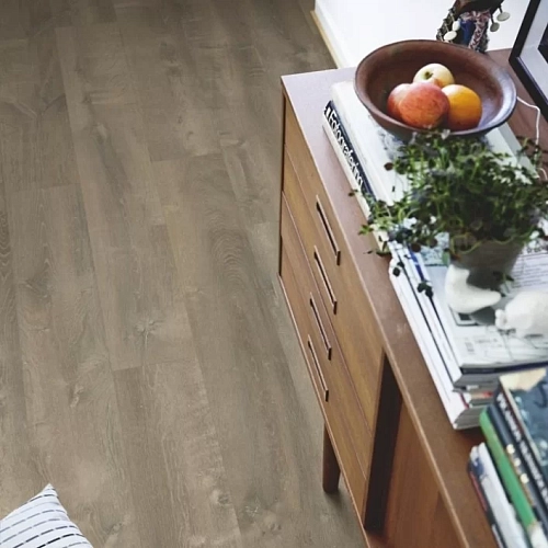 ДУБ РЕЧНОЙ СЕРЫЙ ТЕМНЫЙ КВАРЦ ВИНИЛ PERGO LVT OPTIMUM MODERN PLANK GLUE