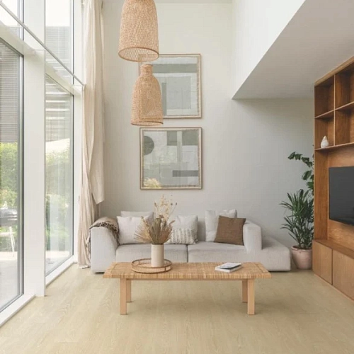 ДУБ МОРОЗНЫЙ БЕЖЕВЫЙ ЛАМИНАТ  QUICK-STEP  CLASSIC PLUS HУDRO ламинат для пола