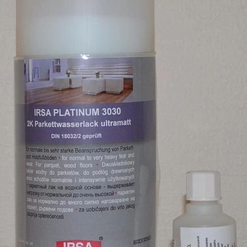 PLATINUM ЭКСТРА ПОЛИУРЕТАНОВЫЙ МАТОВЫЙ ПАРКЕТНЫЙ ЛАК  IRSA