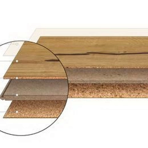 OAK RUSTIC SILVER ПРОБКОВОЕ ПОКРЫТИЕ CORKSTYLE ПРОБКОВЫЙ ПОЛ ЗАМКОВЫЙ WOOD