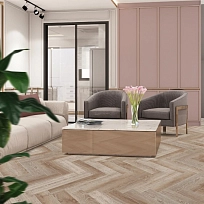ДУБ ЛИЛЛЬ  КВАРЦ ВИНИЛ  CRONAFLOOR  HERRINGBONE