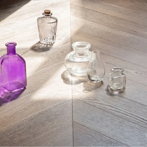 ШЕВРОН ШАМПАНЬ КВАРЦ ВИНИЛ VINILAM PARQUET CHEVRON