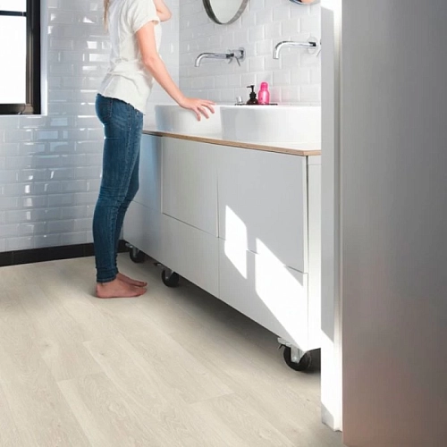 ДУБ СВЕТЛЫЙ ВЫБЕЛЕННЫЙ КВАРЦ ВИНИЛ PERGO LVT OPTIMUM CLICK MODERN PLANK