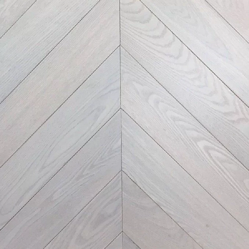 ЯСЕНЬ МУНЛАЙТ ИНЖЕНЕРНАЯ ДОСКА WOOD BEE АНГЛИЙСКАЯ ЁЛКА HERRINGBONE для пола