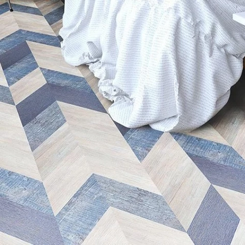 CHEVRON BLUE ПРОБКОВОЕ ПОКРЫТИЕ CORKSTYLE ПРОБКОВЫЙ ПОЛ КЛЕЕВОЙ CHEVRON