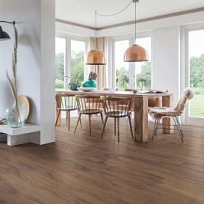 ДУБ ГОРНЫЙ КОРИЧНЕВЫЙ ЛАМИНАТ  QUICK-STEP  CLASSIC PLUS HУDRO ламинат для пола