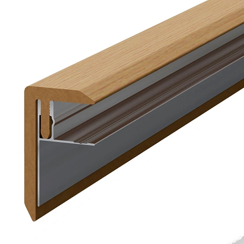 F - ПРОФИЛЬ (WPC + АЛЮМ.) MAPLE ТЕРРАСНАЯ ДОСКА  LEGRO ULTRA NATURALE в интерьере № 46170