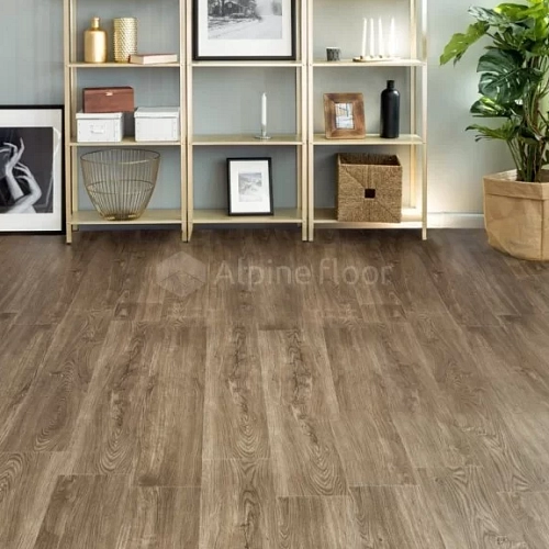 ТЁМНАЯ КВАРЦ ВИНИЛ ALPINE FLOOR SEQUOIA