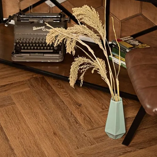 ПАРКЕТ ДЕ ВИЛЛЬ КВАРЦ ВИНИЛ VINILAM PARQUET HERRINGBONE